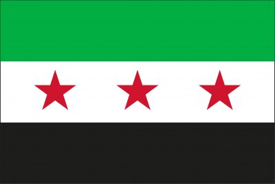 syrien flagga 2024 2025 ny nya aktuell syriansk flagga